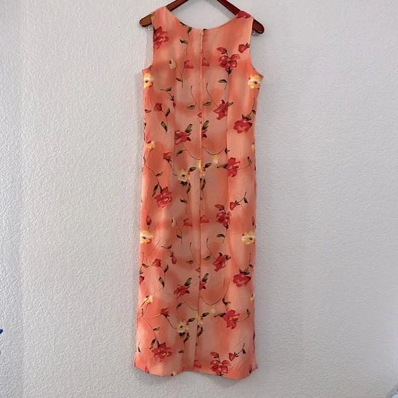 Vintage Y2K Floral Crinkle 2 Piece Dress Set - Picture 9 of 15